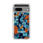 Slim Protection Case［ MURUA - Print - Blue × Orange ］