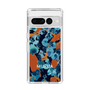 Slim Protection Case［ MURUA - Art print - Navy × Orange ］