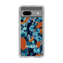 Slim Protection Case［ MURUA - Art print - Black × Orange ］