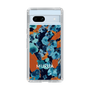 Slim Protection Case［ MURUA - Art print - Black × Orange ］