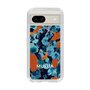 Slim Protection Case［ MURUA - Art print - Navy × Orange ］