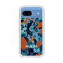Slim Protection Case［ MURUA - Art print - Navy × Orange ］