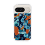 Slim Protection Case［ MURUA - Art print - Navy × Orange ］