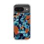 Slim Protection Case［ MURUA - Art print - Navy × Orange ］