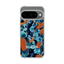 Slim Protection Case［ MURUA - Art print - Navy × Orange ］
