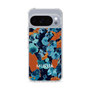 Slim Protection Case［ MURUA - Art print - Navy × Orange ］