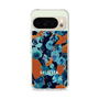 Slim Protection Case［ MURUA - Art print - Navy × Orange ］