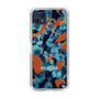 Slim Protection Case［ MURUA - Print - Blue × Orange ］