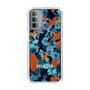 Slim Protection Case［ MURUA - Print - Blue × Orange ］