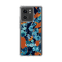 Slim Protection Case［ MURUA - Art print - Navy × Orange ］