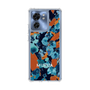 Slim Protection Case［ MURUA - Art print - Navy × Orange ］