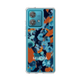 Slim Protection Case［ MURUA - Art print - Navy × Orange ］