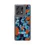 Slim Protection Case［ MURUA - Art print - Navy × Orange ］