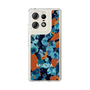Slim Protection Case［ MURUA - Art print - Navy × Orange ］