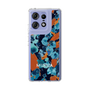 Slim Protection Case［ MURUA - Art print - Navy × Orange ］