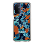 Slim Protection Case［ MURUA - Art print - Navy × Orange ］