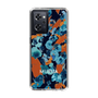 Slim Protection Case［ MURUA - Art print - Navy × Orange ］