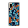 Slim Protection Case［ MURUA - Art print - Navy × Orange ］