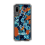 Slim Protection Case［ MURUA - Art print - Navy × Orange ］