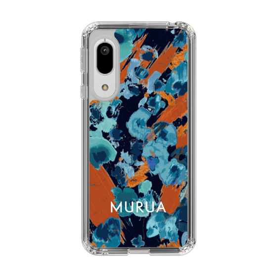 Slim Protection Case［ MURUA - Print - Blue × Orange ］