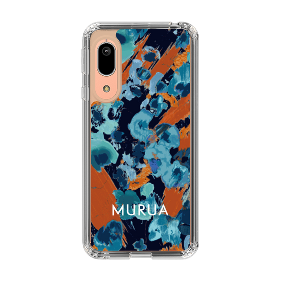 Slim Protection Case［ MURUA - Print - Blue × Orange ］