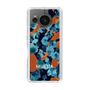 Slim Protection Case［ MURUA - Print - Blue × Orange ］