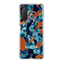 Slim Protection Case［ MURUA - Print - Blue × Orange ］