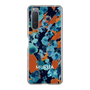 Slim Protection Case［ MURUA - Print - Blue × Orange ］