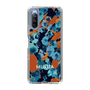 Slim Protection Case［ MURUA - Print - Blue × Orange ］