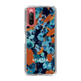 Slim Protection Case［ MURUA - Print - Blue × Orange ］