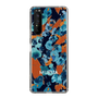 Slim Protection Case［ MURUA - Print - Blue × Orange ］