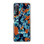 Slim Protection Case［ MURUA - Print - Blue × Orange ］