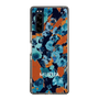 Slim Protection Case［ MURUA - Art print - Navy × Orange ］