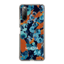 Slim Protection Case［ MURUA - Print - Blue × Orange ］