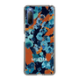 Slim Protection Case［ MURUA - Print - Blue × Orange ］