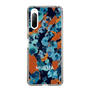 Slim Protection Case［ MURUA - Print - Blue × Orange ］