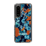 Slim Protection Case［ MURUA - Print - Blue × Orange ］