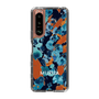 Slim Protection Case［ MURUA - Print - Blue × Orange ］