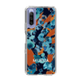 Slim Protection Case［ MURUA - Art print - Navy × Orange ］