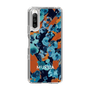Slim Protection Case［ MURUA - Print - Blue × Orange ］