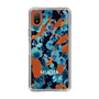 Slim Protection Case［ MURUA - Art print - Navy × Orange ］