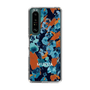 Slim Protection Case［ MURUA - Art print - Navy × Orange ］