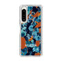 Slim Protection Case［ MURUA - Art print - Navy × Orange ］