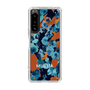 Slim Protection Case［ MURUA - Print - Blue × Orange ］