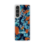 Slim Protection Case［ MURUA - Art print - Black × Orange ］