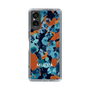 Slim Protection Case［ MURUA - Art print - Navy × Orange ］