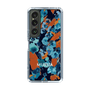Slim Protection Case［ MURUA - Art print - Navy × Orange ］