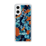 Slim Protection Case［ MURUA - Art print - Navy × Orange ］