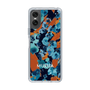 Slim Protection Case［ MURUA - Art print - Navy × Orange ］