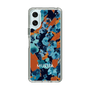 Slim Protection Case［ MURUA - Art print - Navy × Orange ］